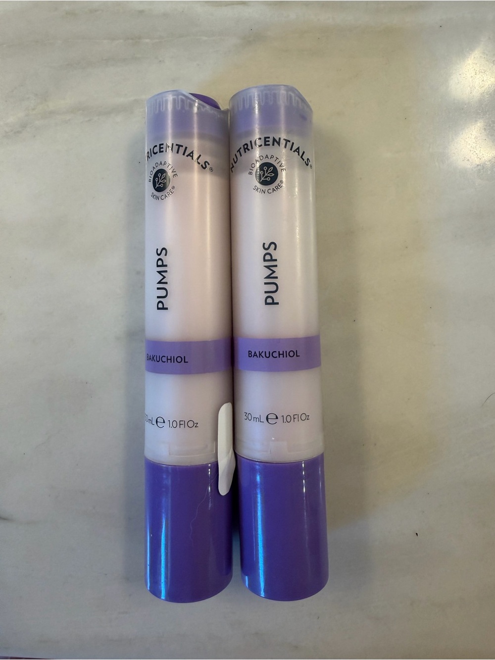 Nu Skin - Nutriententials Pumps Bakuchiol Serum Duo - Lavender/White
